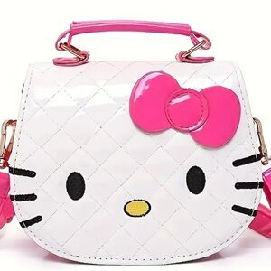 NEW! Hello Kitty White and Pink Crossbody Bag